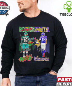 Minnesota Wild Jared Spurgeon x Minnesota Vikings Justin Jefferson shirt