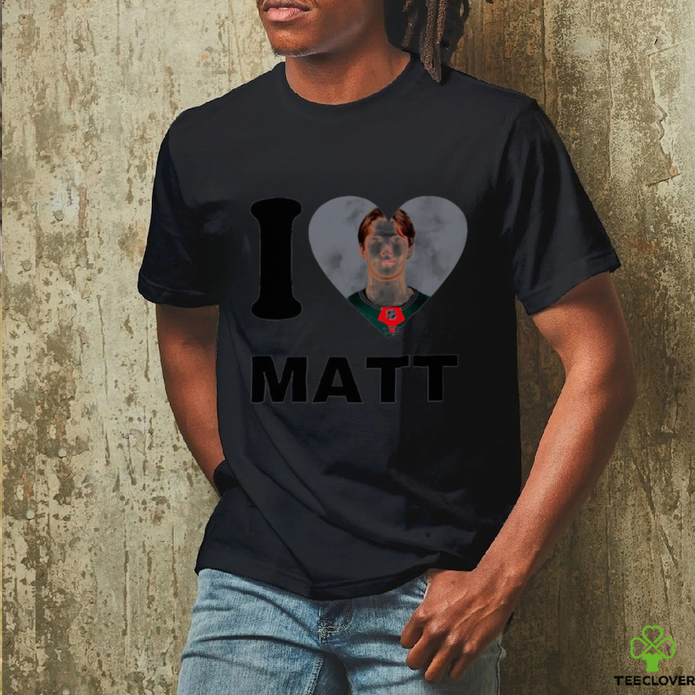 Minnesota Wild Matt Boldy I love Matt heart shirt Minnesota Wild Matt Boldy I love Matt heart shirt