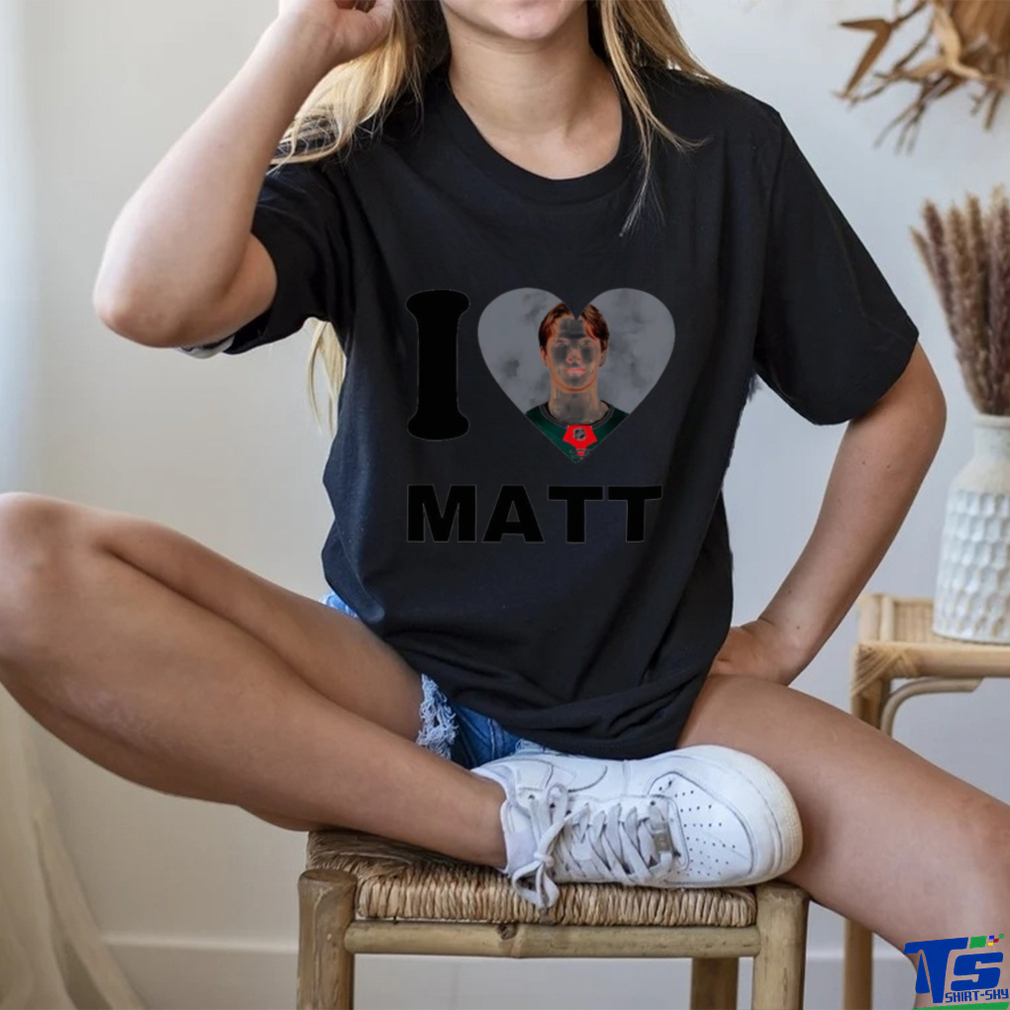 Minnesota Wild Matt Boldy I love Matt heart shirt Minnesota Wild Matt Boldy I love Matt heart shirt