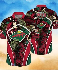 Minnesota Wild NHL Flower Hawaiian Shirt Gift For Men Women Fans