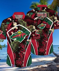 Minnesota Wild NHL Flower Hawaiian Shirt Special Gift For Men Women Fans