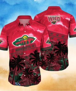 Minnesota Wild NHL Flower Hawaiian Shirt Style Gift For Fans