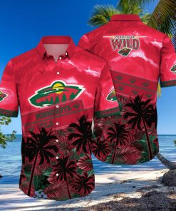 Minnesota Wild NHL Flower Hawaiian Shirt Style Gift For Fans