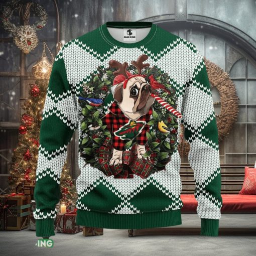 Minnesota Wild Pub Dog Xmas Ugly Christmas Sweater Best Christmas Gift Ideas