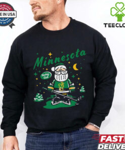 Minnesota Wild Santa Claus Christmas 2024 shirt