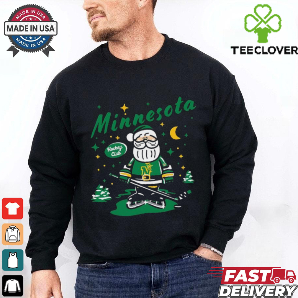 Minnesota Wild Santa Claus Christmas 2024 shirt Minnesota Wild Santa Claus Christmas 2024 shirt