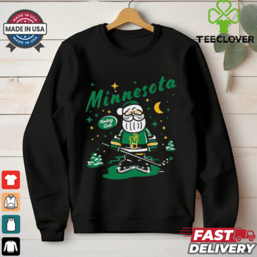 Minnesota Wild Santa Claus Christmas 2024 shirt