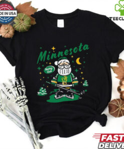Minnesota Wild Santa Claus Christmas 2024 shirt