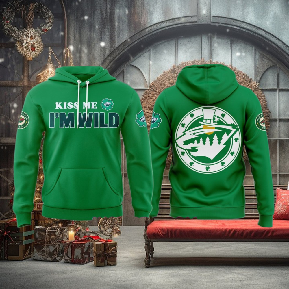 Minnesota Wild St. Patrick’s 2025 Special Green Hoodie Minnesota Wild St. Patrick’s 2025 Special Green Hoodie