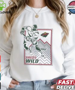 Minnesota Wild Starter White Player Grid T Shirt
