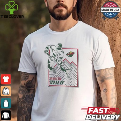 Minnesota Wild Starter White Player Grid T Shirt
