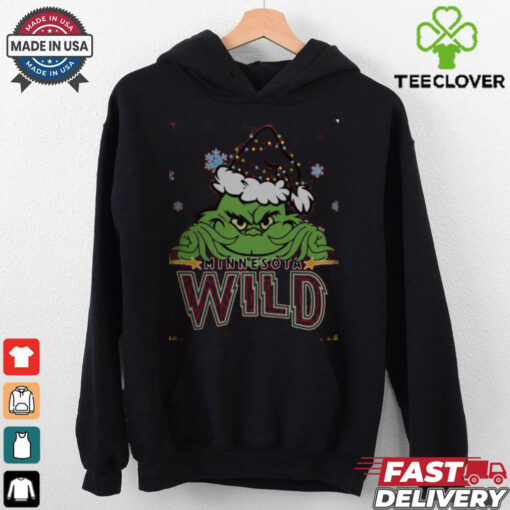Minnesota Wild The Grinch Christmas Happy Holidays 2024 Hockey shirt