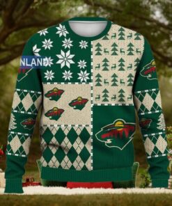 Minnesota Wild Ugly Sweater Christmas, Ice Hockey NHL Sweatshirt