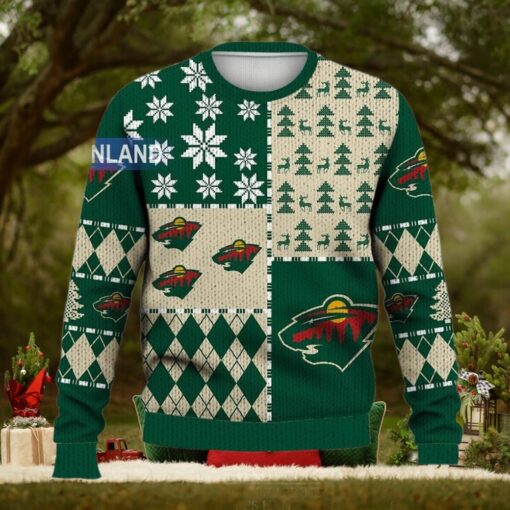 Minnesota Wild Ugly Sweater Christmas, Ice Hockey NHL Sweatshirt