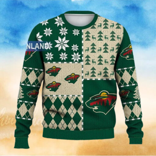 Minnesota Wild Ugly Sweater Christmas, Ice Hockey NHL Sweatshirt
