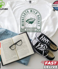 Minnesota Wild Uphill Stained Glass T Shirt