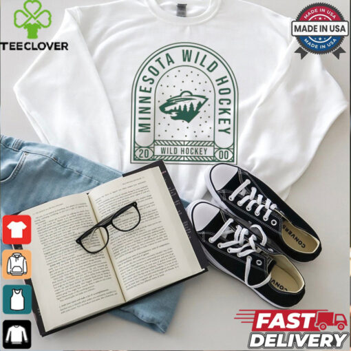 Minnesota Wild Uphill Stained Glass T Shirt