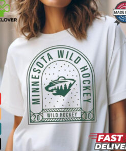 Minnesota Wild Uphill Stained Glass T Shirt