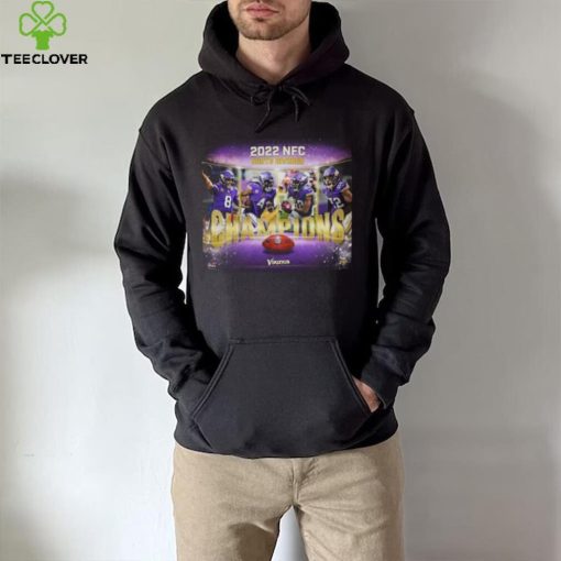 Minnesota vikings 2022 nfc north division champions hoodie, sweater, longsleeve, shirt v-neck, t-shirt