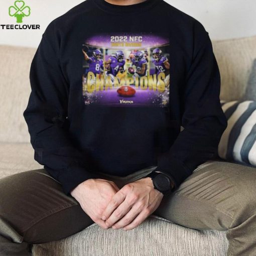 Minnesota vikings 2022 nfc north division champions hoodie, sweater, longsleeve, shirt v-neck, t-shirt