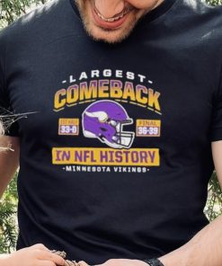 Minnesota vikings largest comeback shirt 2 Minnesota vikings largest comeback shirt