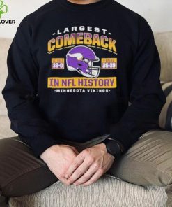 Minnesota vikings largest comeback shirt 3 Minnesota vikings largest comeback shirt