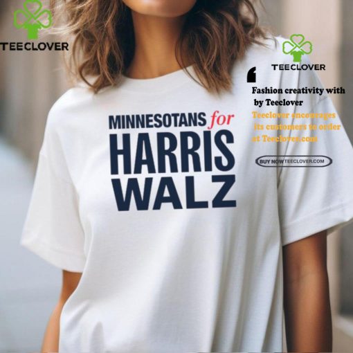 Minnesotans For Harris Walz Ladies Boyfriend Shirt