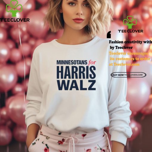 Minnesotans For Harris Walz Ladies Boyfriend Shirt