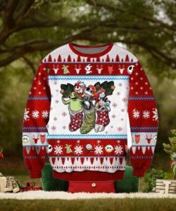 Minnie Kissing Mickey Disney Funny Couples S Ugly Christmas Sweaters