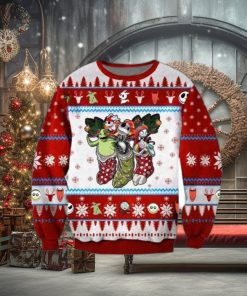 Minnie Kissing Mickey Disney Funny Couples S Ugly Christmas Sweaters