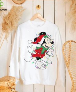 Minnie Mouse And Light Christmas Shirt, Minnie Mouse Christmas Shirt