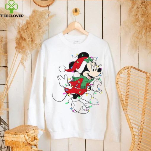 Minnie Mouse And Light Christmas Shirt, Minnie Mouse Christmas Shirt