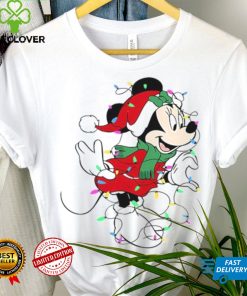 Minnie Mouse And Light Christmas Shirt, Minnie Mouse Christmas Shirt