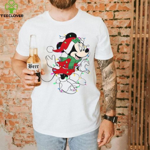 Minnie Mouse And Light Christmas Shirt, Minnie Mouse Christmas Shirt