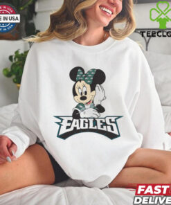 Minnie Mouse Philadelphia Eagles Graphic T Shirt