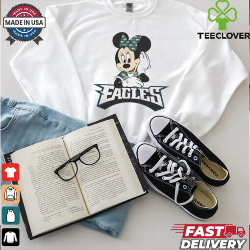 Minnie Mouse Philadelphia Eagles Graphic T Shirt