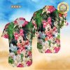 Budweiser Hawaiian Shirt Tropical Summer Flowers Beer Gift For Beach Lovers