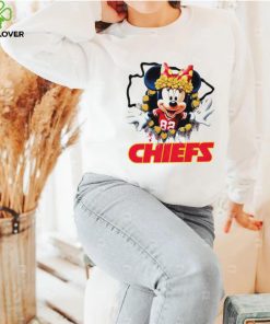 Minnie Mouse and Football Kansas City Chiefs shirt