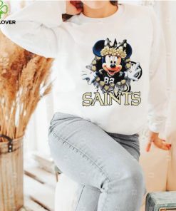 Minnie Mouse and Football New Orleans Saints shirt