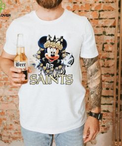 Minnie Mouse and Football New Orleans Saints hoodie, sweater, longsleeve, shirt v-neck, t-shirt