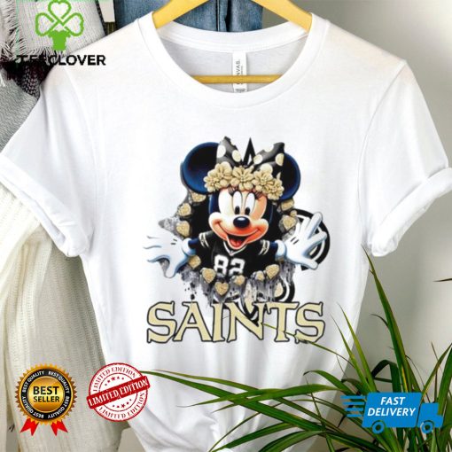 Minnie Mouse and Football New Orleans Saints hoodie, sweater, longsleeve, shirt v-neck, t-shirt