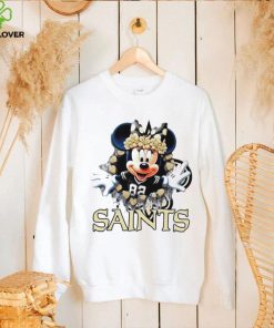 Minnie Mouse and Football New Orleans Saints hoodie, sweater, longsleeve, shirt v-neck, t-shirt