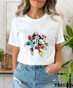 Minnie Mouse and Mickey Mouse skiing shirt