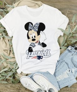 Minnie Mouse cartoon NFL New England Patriots football logo shirt