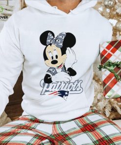 Minnie Mouse cartoon NFL New England Patriots football logo shirt