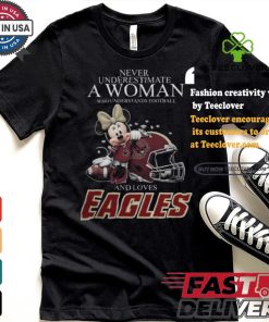 Minnie Mouse x Boston College Eagles Never Underestimate A Woman Who Understands Football shirt