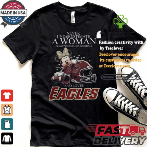 Minnie Mouse x Boston College Eagles Never Underestimate A Woman Who Understands Football shirt