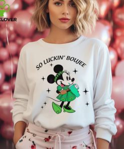 Minnie So Luckin Boujee St Patricks Day shirt