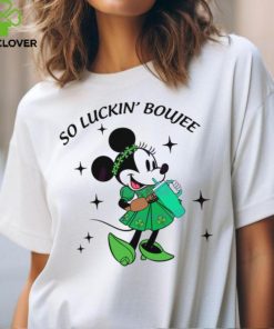 Minnie So Luckin Boujee St Patricks Day hoodie, sweater, longsleeve, shirt v-neck, t-shirt