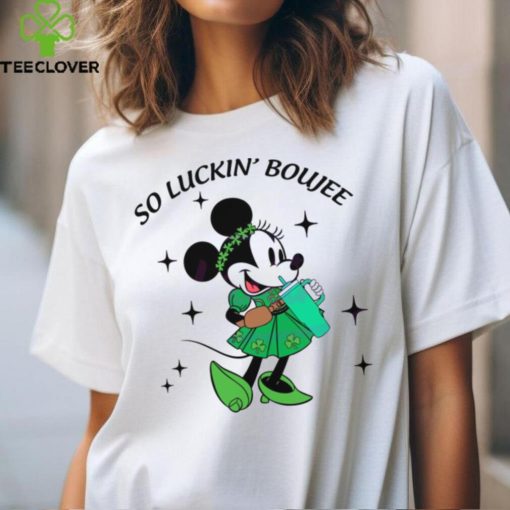 Minnie So Luckin Boujee St Patricks Day hoodie, sweater, longsleeve, shirt v-neck, t-shirt